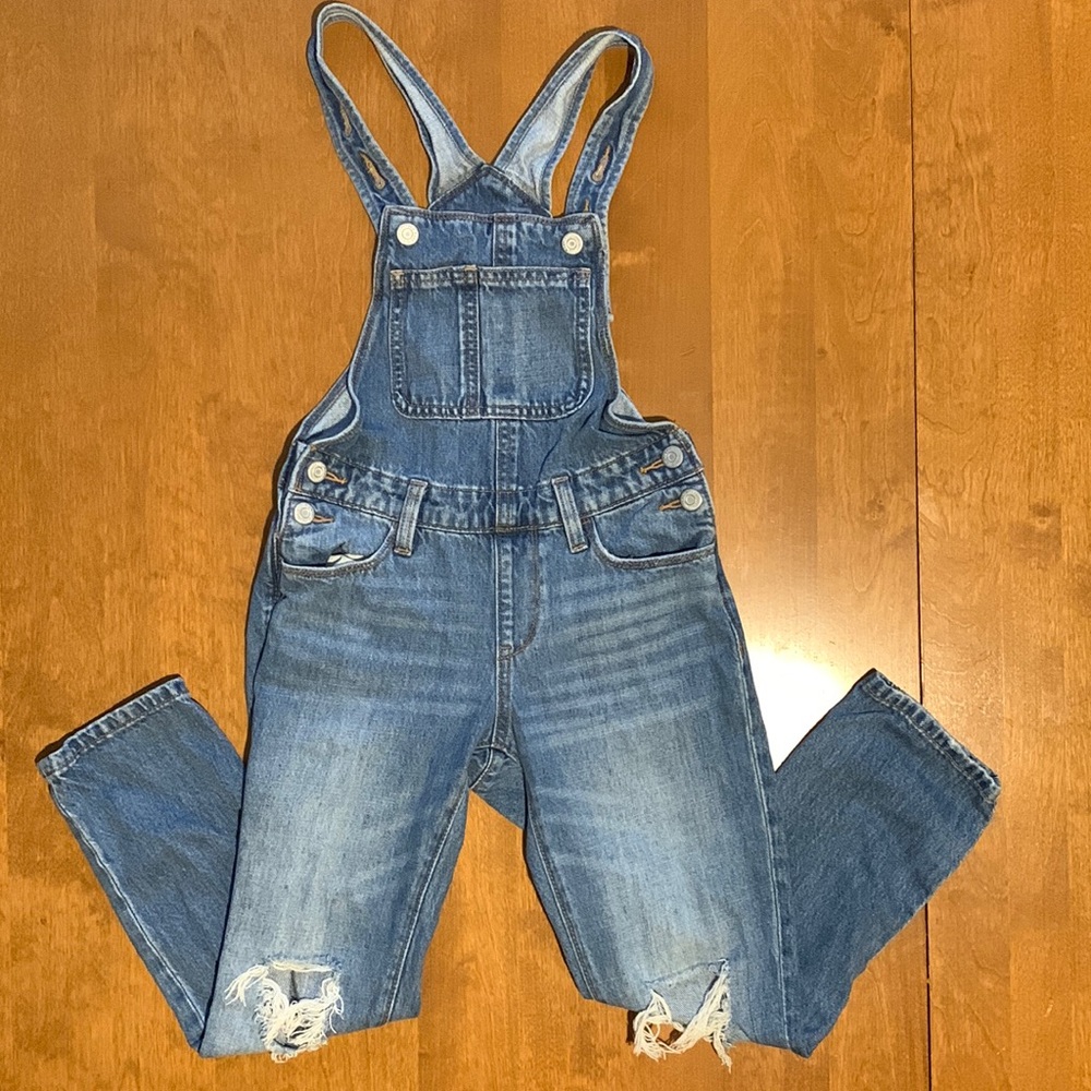 Old Navy Distressed Overalls - Size M (8)